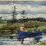 Winslow Homer, The Blue Boat (1892), at the Museum of Fine Arts, Boston.