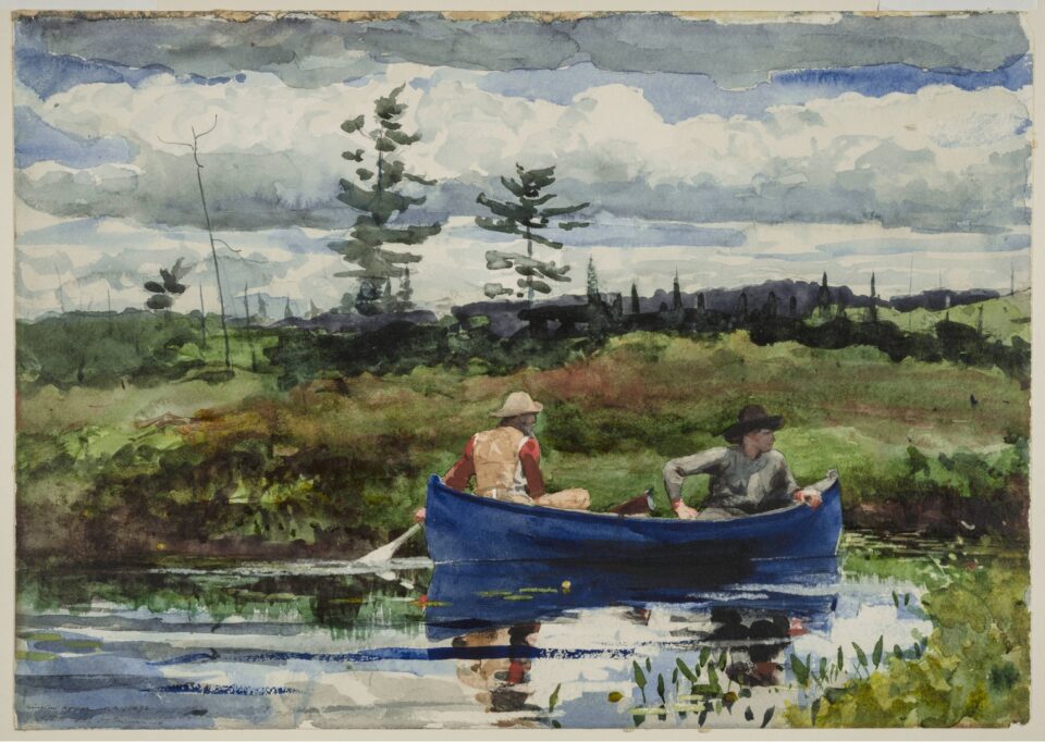 Winslow Homer, The Blue Boat (1892), at the Museum of Fine Arts, Boston.