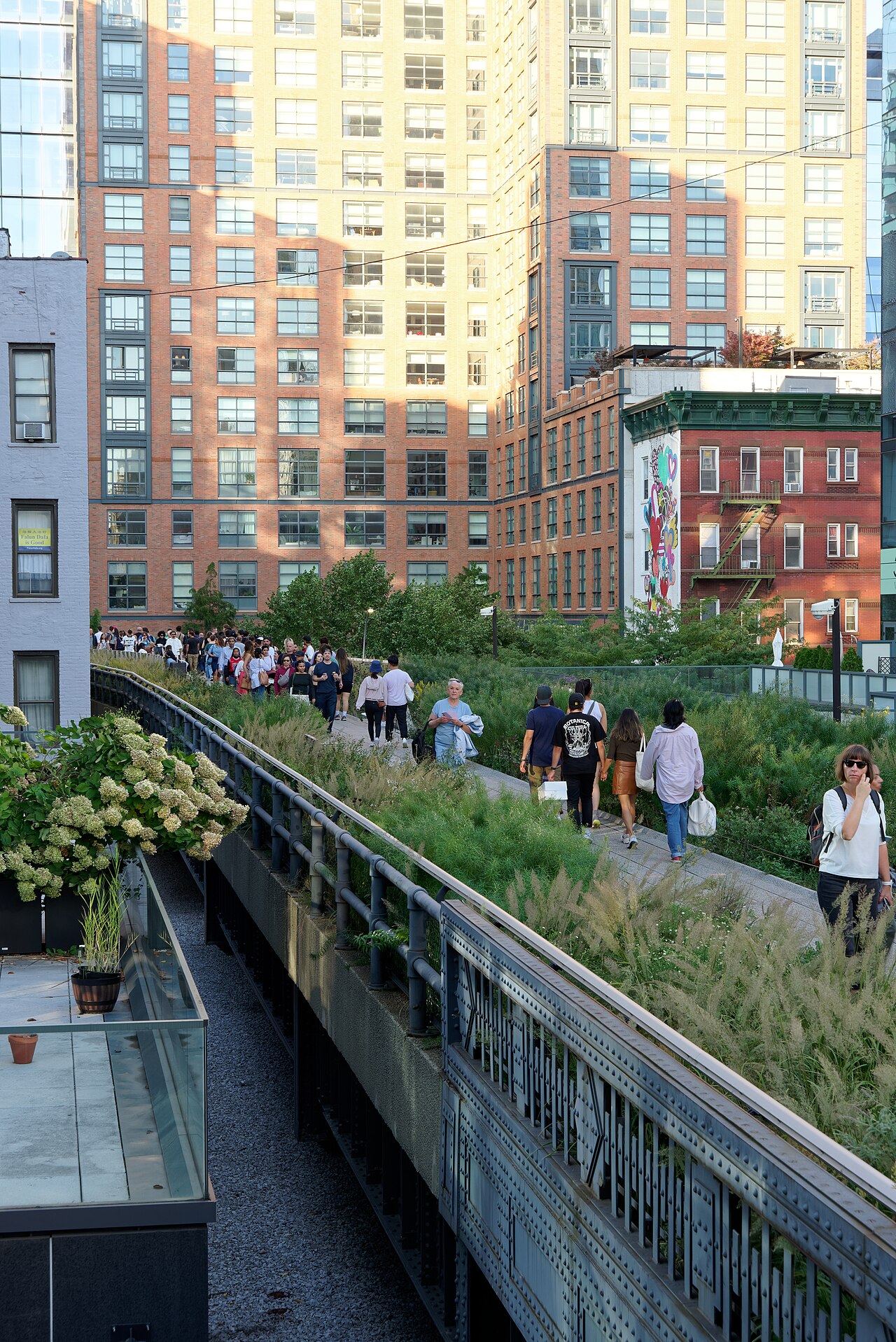 The High Line elevated park in Manhattan